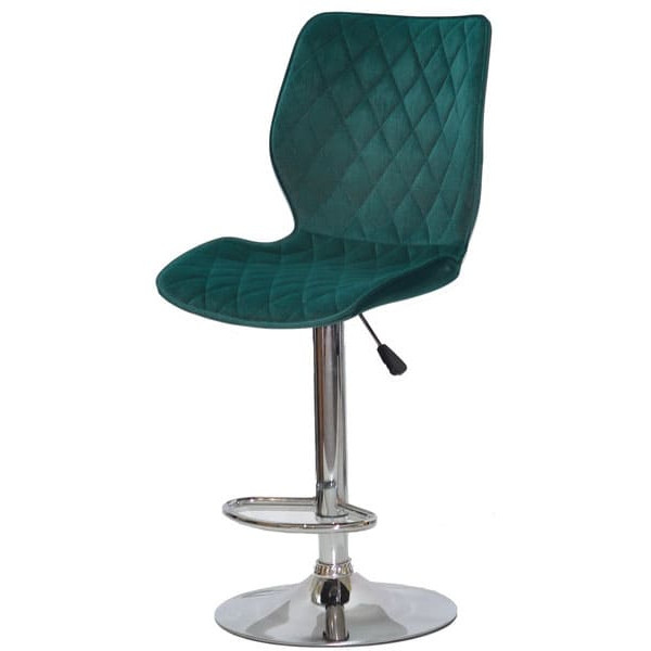 Барный стул Onder Mebli Toni BAR CH-BASE Зеленый B-1003 Бархат-1