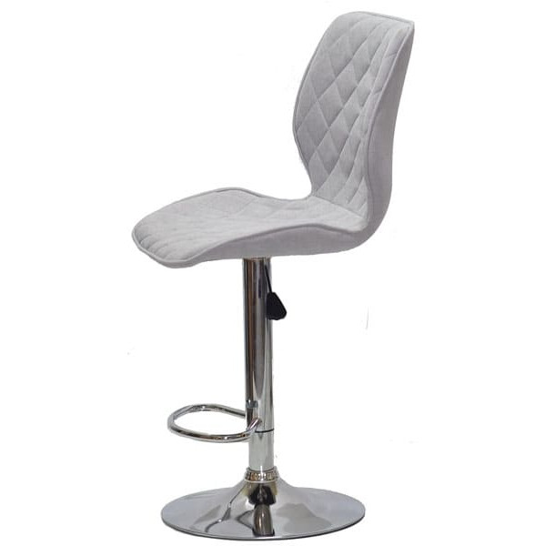 Барний стілець Onder Mebli Toni BAR CH-BASE Світло-сірий SH-3 Шеніл-2