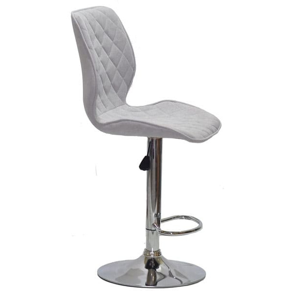 Барний стілець Onder Mebli Toni BAR CH-BASE Світло-сірий SH-3 Шеніл-3