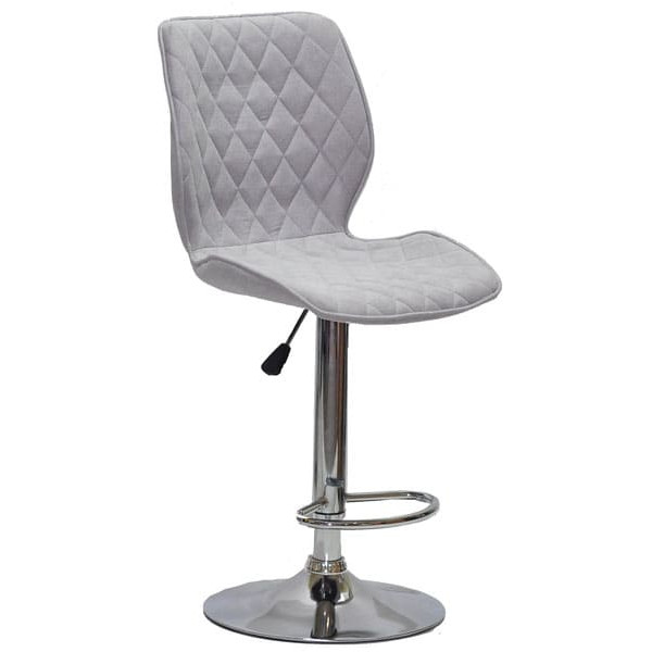 Барний стілець Onder Mebli Toni BAR CH-BASE Світло-сірий SH-3 Шеніл-0