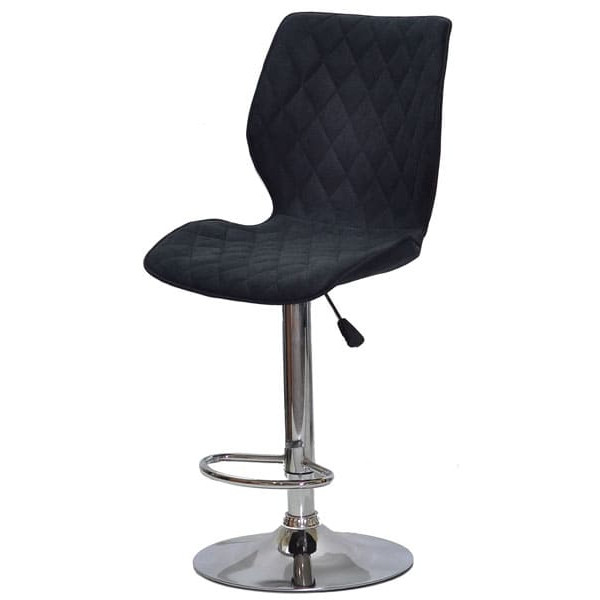 Барний стілець Onder Mebli Toni BAR CH-BASE Темно-сірий SH-2 Шеніл-1