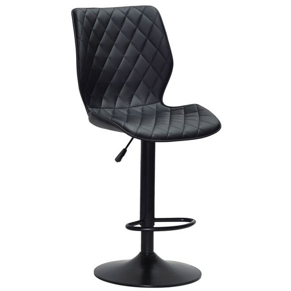 Барний стілець Onder Mebli Toni BAR BK-BASE Чорний Екошкіра-0