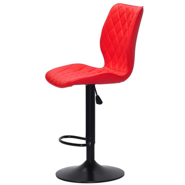 Барный стул Onder Mebli Toni BAR BK-BASE Красный 1007 Экокожа-3
