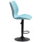 Барний стілець Onder Mebli Toni BAR BK-BASE Блакитний B-1019 Оксамит-3-thumb