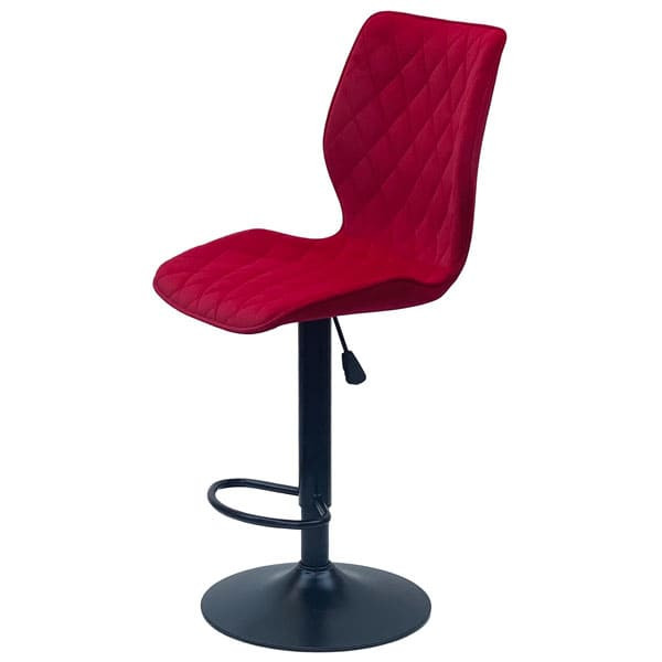 Барный стул Onder Mebli Toni BAR BK-BASE Красный B-1016 Бархат-2