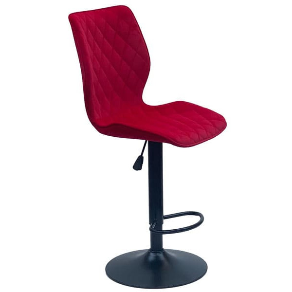 Барный стул Onder Mebli Toni BAR BK-BASE Красный B-1016 Бархат-3
