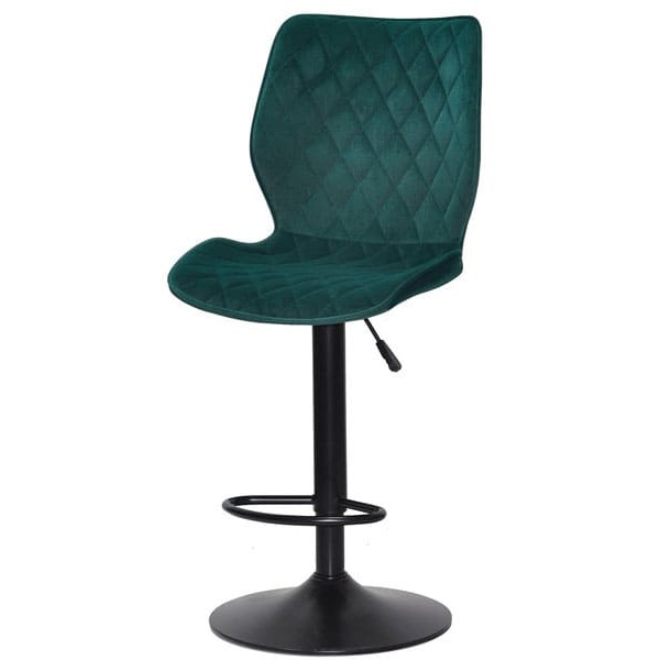 Барный стул Onder Mebli Toni BAR BK-BASE Зеленый B-1003 Бархат-1