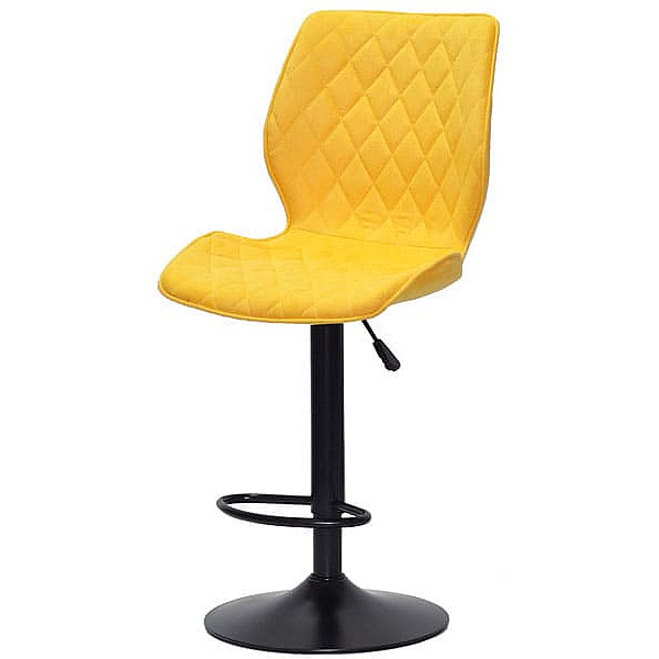 Барний стілець Onder Mebli Toni BAR BK-BASE Жовтий SH-5 Шеніл-1