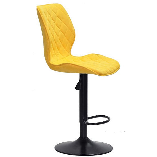 Барний стілець Onder Mebli Toni BAR BK-BASE Жовтий SH-5 Шеніл-2