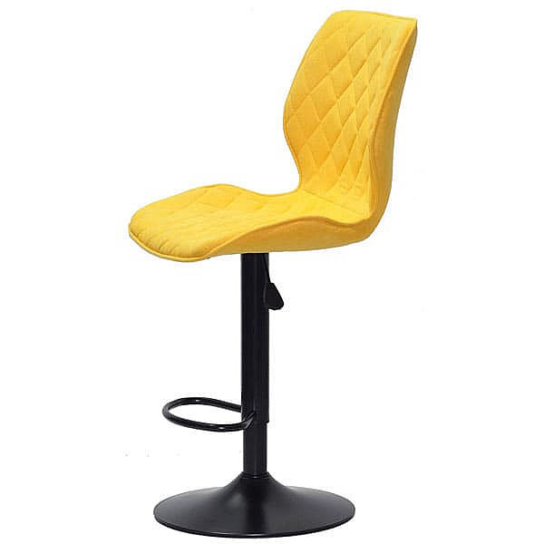 Барний стілець Onder Mebli Toni BAR BK-BASE Жовтий SH-5 Шеніл-3