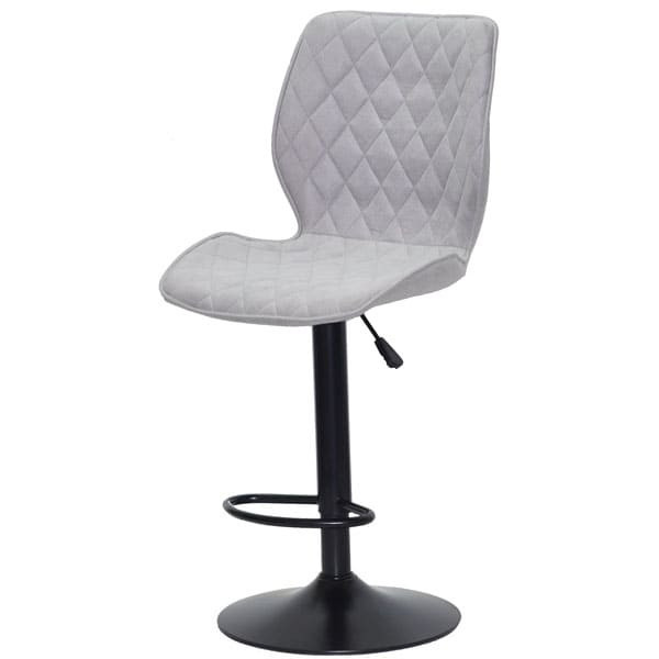 Барний стілець Onder Mebli Toni BAR BK-BASE Світло-сірий SH-3 Шеніл-1