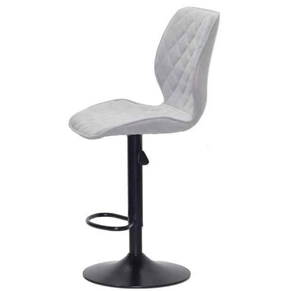 Барний стілець Onder Mebli Toni BAR BK-BASE Світло-сірий SH-3 Шеніл-3