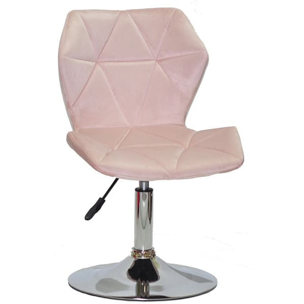 Стілець Onder Mebli Torino CH-BASE Рожевий B-1021 Оксамит-0
