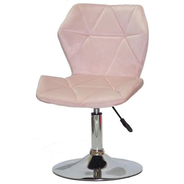 Стілець Onder Mebli Torino CH-BASE Рожевий B-1021 Оксамит-1