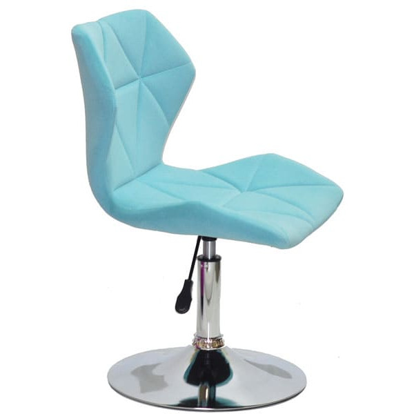 Стілець Onder Mebli Torino CH-BASE Блакитний B-1019 Оксамит-2