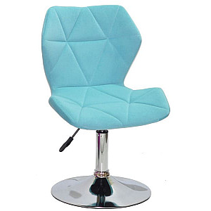 Стілець Onder Mebli Torino CH-BASE Блакитний B-1019 Оксамит