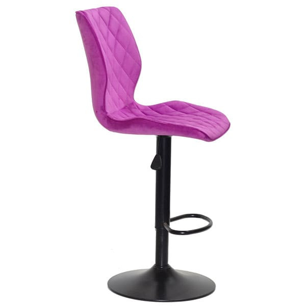 Барный стул Onder Mebli Toni BAR BK-BASE Сирень B-1022 Бархат-2