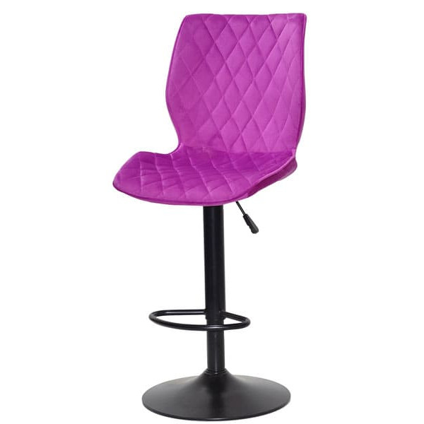 Барный стул Onder Mebli Toni BAR BK-BASE Сирень B-1022 Бархат-1