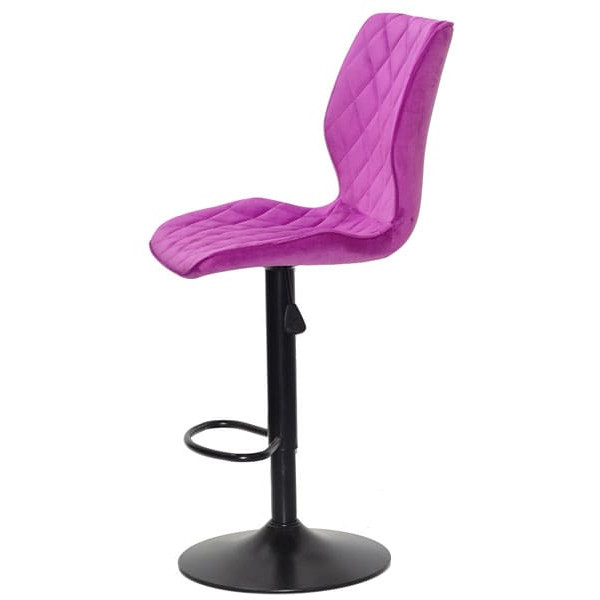 Барный стул Onder Mebli Toni BAR BK-BASE Сирень B-1022 Бархат-3
