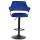 Барний стілець Onder Mebli Jeff BAR BK-BASE Синій B-1026 Оксамит