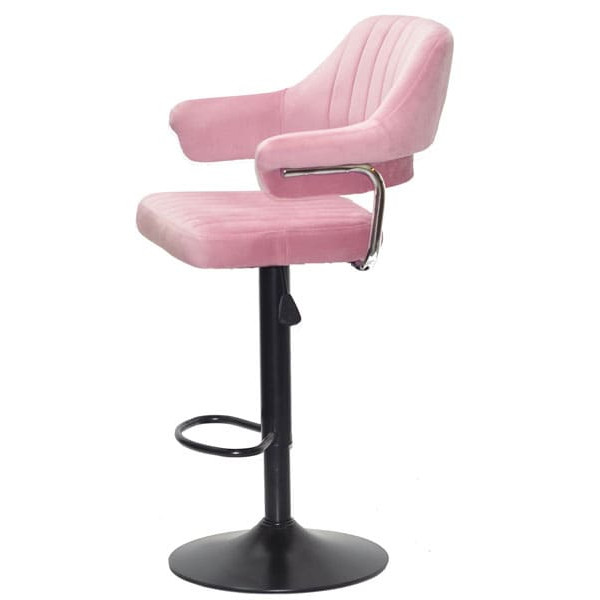 Барный стул Onder Mebli Jeff BAR BK-BASE Фрез B-1025 Бархат-1