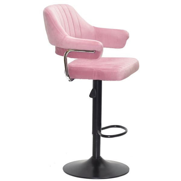 Барный стул Onder Mebli Jeff BAR BK-BASE Фрез B-1025 Бархат-2