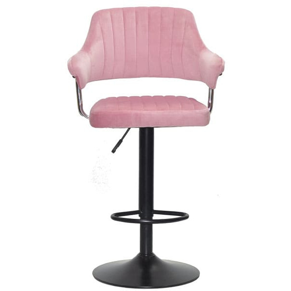 Барный стул Onder Mebli Jeff BAR BK-BASE Фрез B-1025 Бархат-0