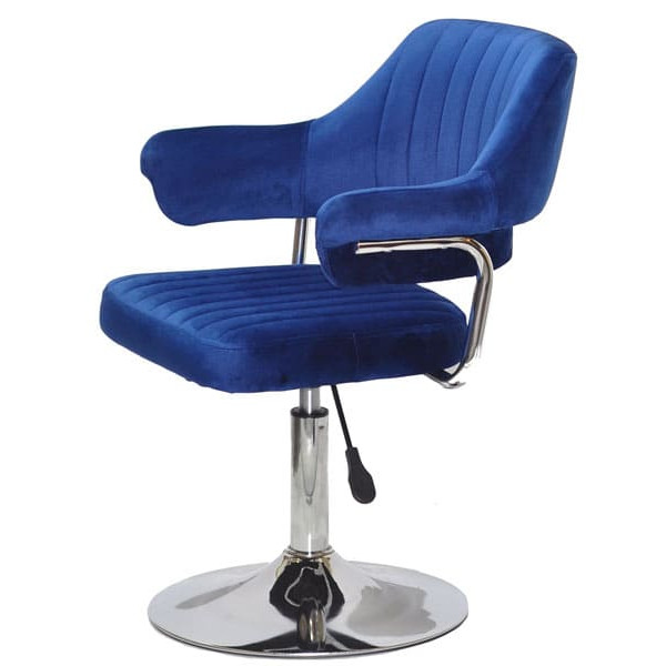 Стул Onder Mebli Jeff CH-BASE Синий B-1026 Бархат-1