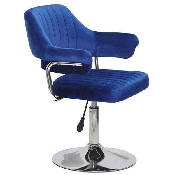 Стул Onder Mebli Jeff CH-BASE Синий B-1026 Бархат-2