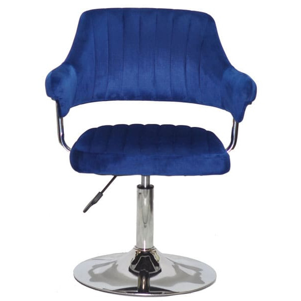 Стул Onder Mebli Jeff CH-BASE Синий B-1026 Бархат-0