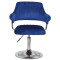 Стул Onder Mebli Jeff CH-BASE Синий B-1026 Бархат-0-thumb