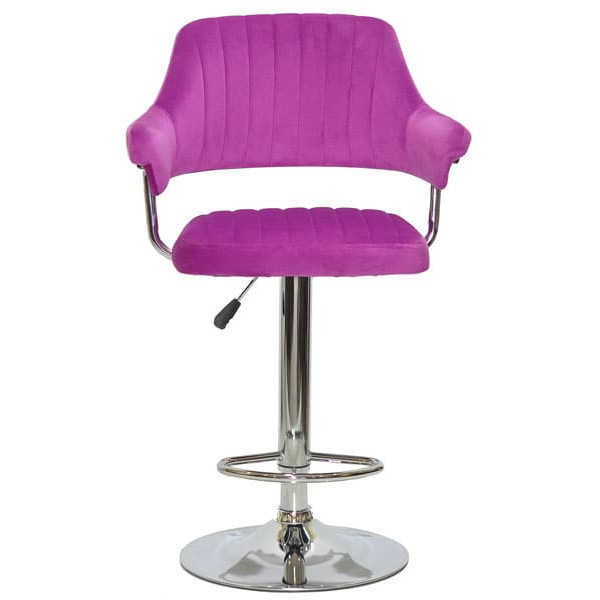Барный стул Onder Mebli Jeff BAR CH-BASE Сирень B-1022 Бархат-0