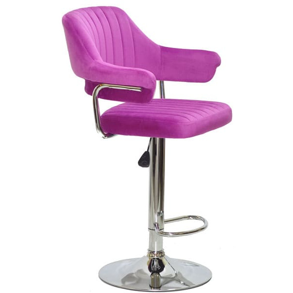 Барный стул Onder Mebli Jeff BAR CH-BASE Сирень B-1022 Бархат-1