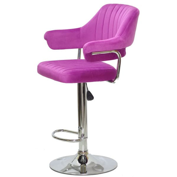 Барный стул Onder Mebli Jeff BAR CH-BASE Сирень B-1022 Бархат-2