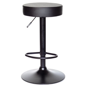 Барный стул Onder Mebli Key BAR BK-BASE Черный Экокожа