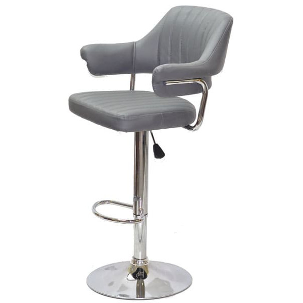 Барний стілець Onder Mebli Jeff BAR CH-BASE Сірий 1001-1