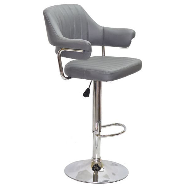 Барний стілець Onder Mebli Jeff BAR CH-BASE Сірий 1001-2