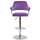 Барный стул Onder Mebli Jeff BAR CH-BASE Пурпурный B-1013 Бархат