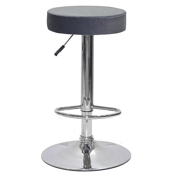 Барный стул Onder Mebli Key BAR CH-BASE Серый B-1004 Бархат-0