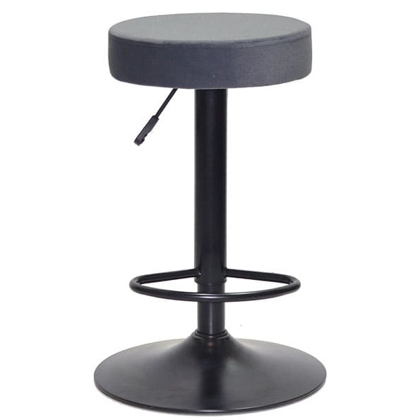 Барный стул Onder Mebli Key BAR BK-BASE Серый B-1004 Бархат-0