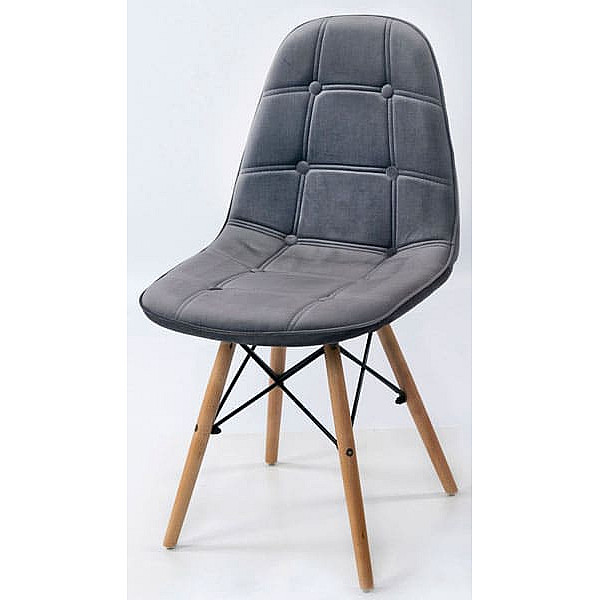 Стул Onder Mebli Alex Серый B-3 Бархат-0