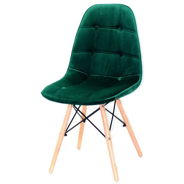 Стілець Onder Mebli Alex Зелений B-5 Оксамит-1