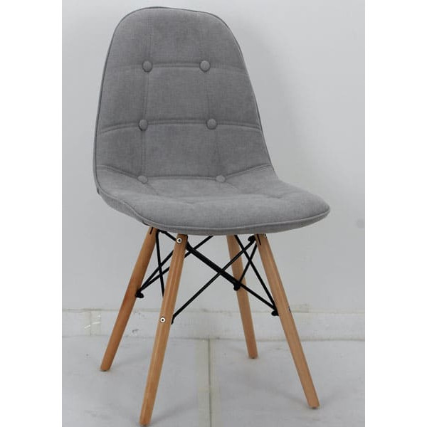 Стул Onder Mebli Alex Светло-серый G-102 Шенилл-0