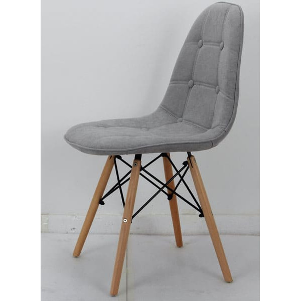 Стул Onder Mebli Alex Светло-серый G-102 Шенилл-2