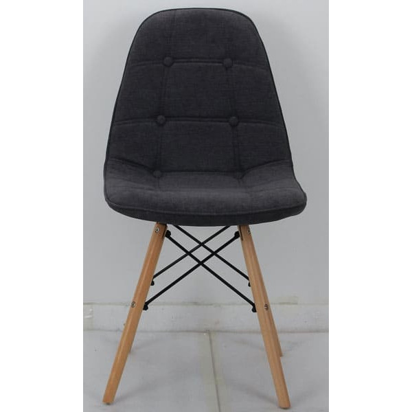 Стілець Onder Mebli Alex Світло-сірий G-110 Шеніл-1