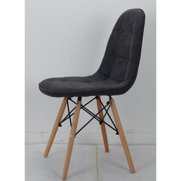 Стілець Onder Mebli Alex Світло-сірий G-110 Шеніл-2