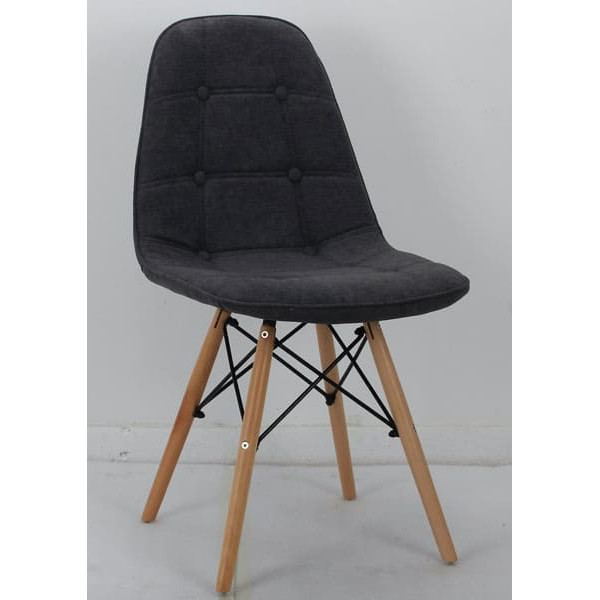 Стілець Onder Mebli Alex Світло-сірий G-110 Шеніл-0