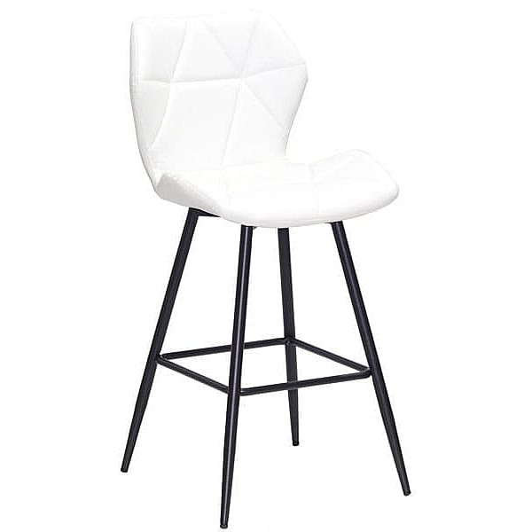 Полубарный стул Onder Mebli Torino BAR 65-ML Белый Экокожа-0