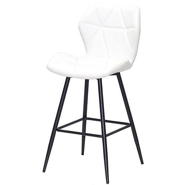 Полубарный стул Onder Mebli Torino BAR 65-ML Белый Экокожа-1