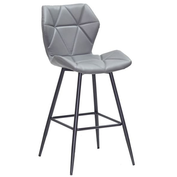 Напівбарний стілець Onder Mebli Torino BAR 65-ML Сірий 1001-0